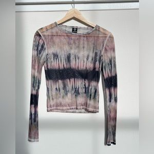 UO London Surf Tie Dye Mesh Top